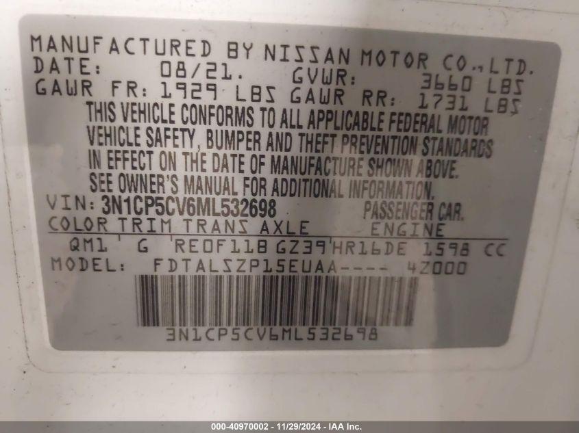 NISSAN KICKS SV 2021