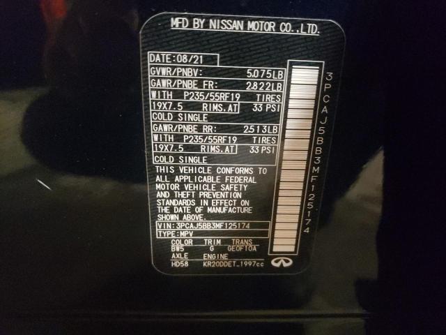 INFINITI QX50 LUXE 2021