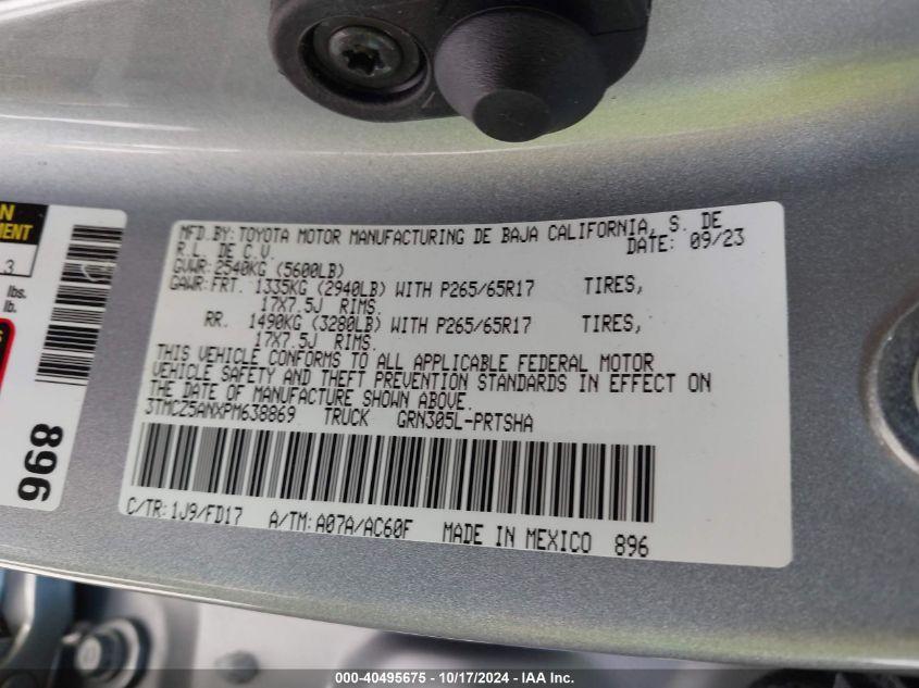 TOYOTA TACOMA TRD SPORT 2023