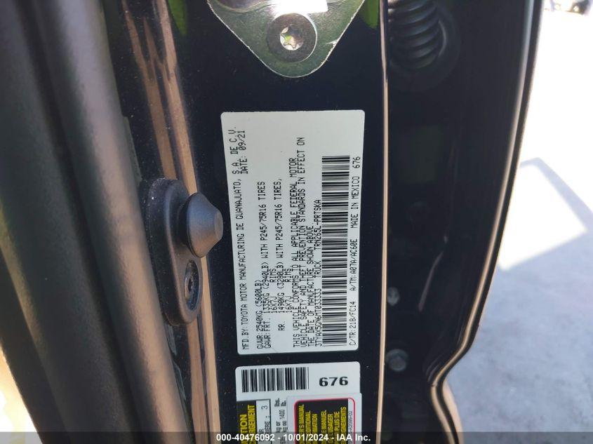 TOYOTA TACOMA SR5 2021