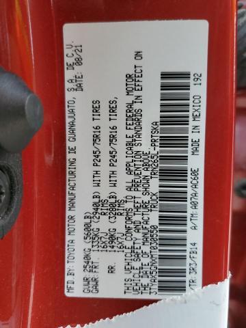 TOYOTA TACOMA DOU 2021