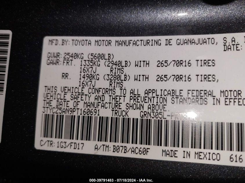 TOYOTA TACOMA TRD OFF ROAD 2023