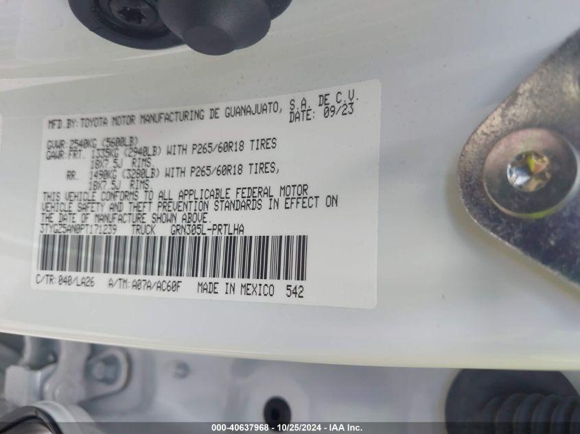 TOYOTA TACOMA LIMITED 2023