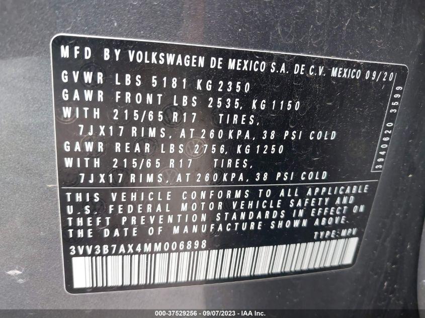 VOLKSWAGEN TIGUAN SE/SE R-LINE BLACK/SEL 2021