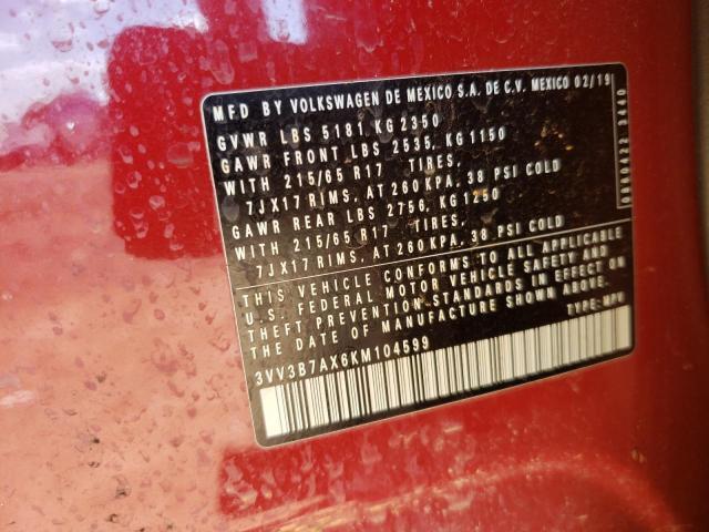 VOLKSWAGEN TIGUAN SE 2019