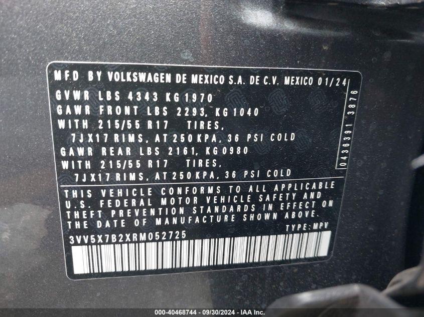 VOLKSWAGEN TAOS 1.5T S 2024