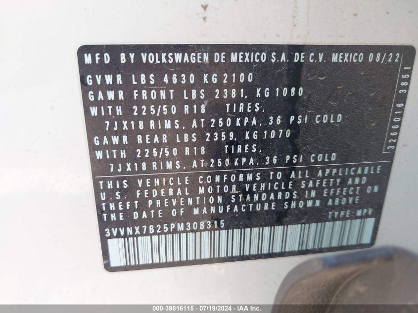 VOLKSWAGEN TAOS 1.5T SE 2023