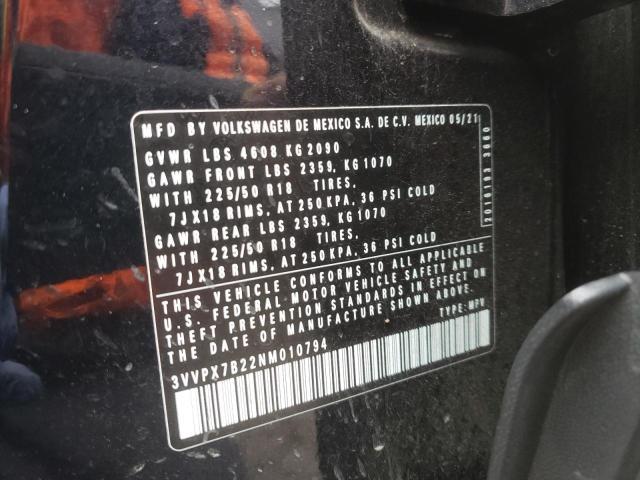 VOLKSWAGEN TAOS SE IQ  2022