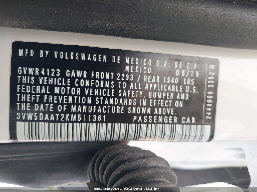 VOLKSWAGEN BEETLE 2.0T FINAL EDITION SE/2.0T FINAL EDITION SEL/2.0T S/2.0 2019