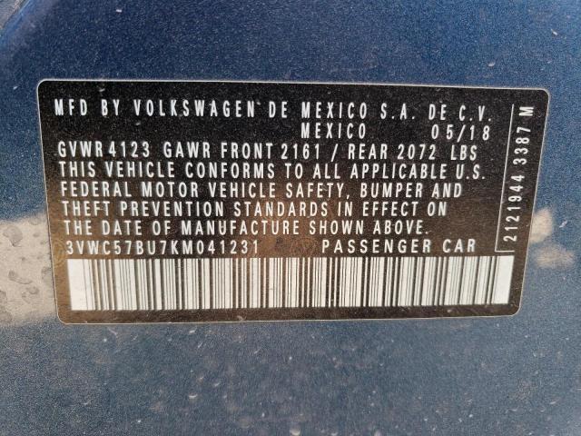 VOLKSWAGEN JETTA S 2019