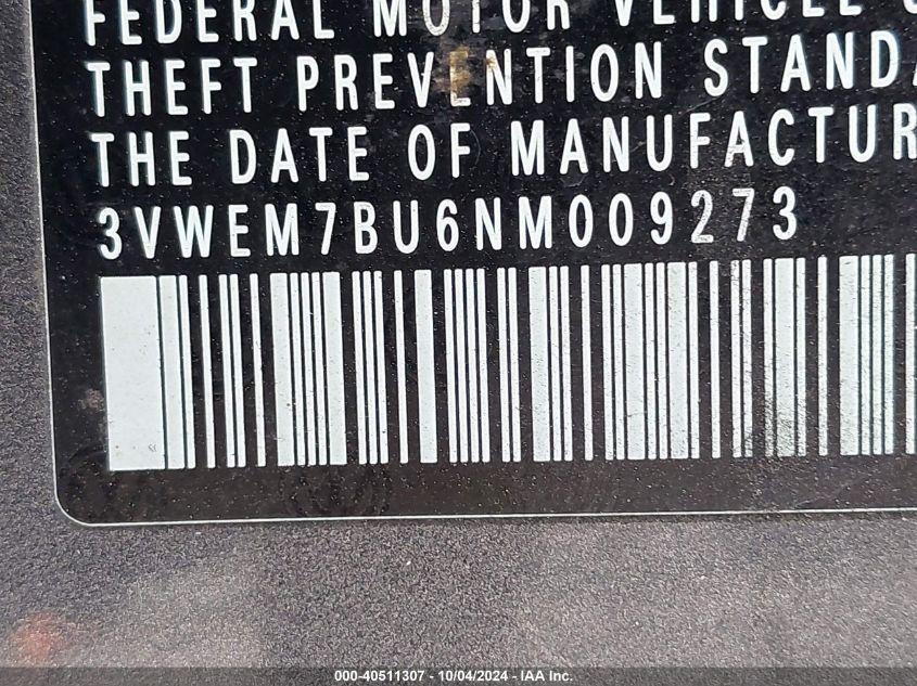 VOLKSWAGEN JETTA 1.5T SE 2022