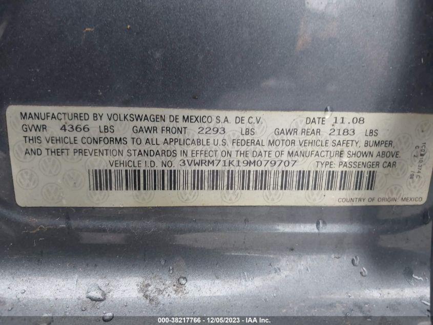 VOLKSWAGEN JETTA SE 2009