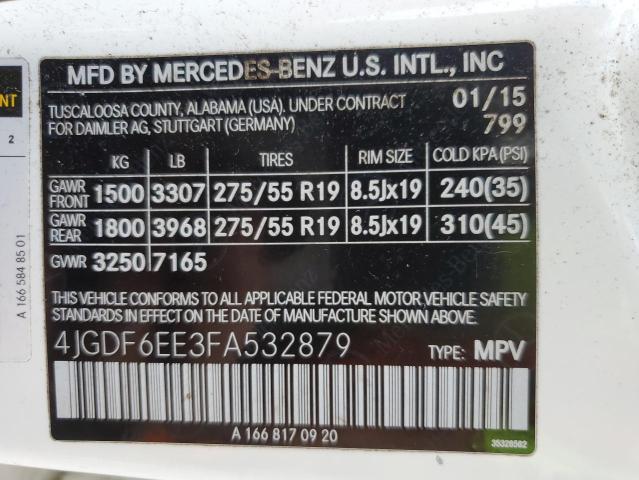 MERCEDES-BENZ GL-CLASS GL 450 4MA 2015