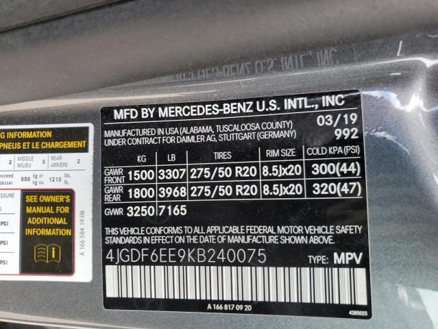 MERCEDES-BENZ GLS-CLASS GLS 450 4M 2019