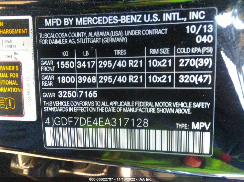 MERCEDES-BENZ GL-CLASS GL 550 2014