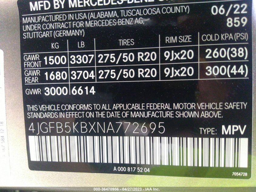 MERCEDES-BENZ GLE GLE 450 2022