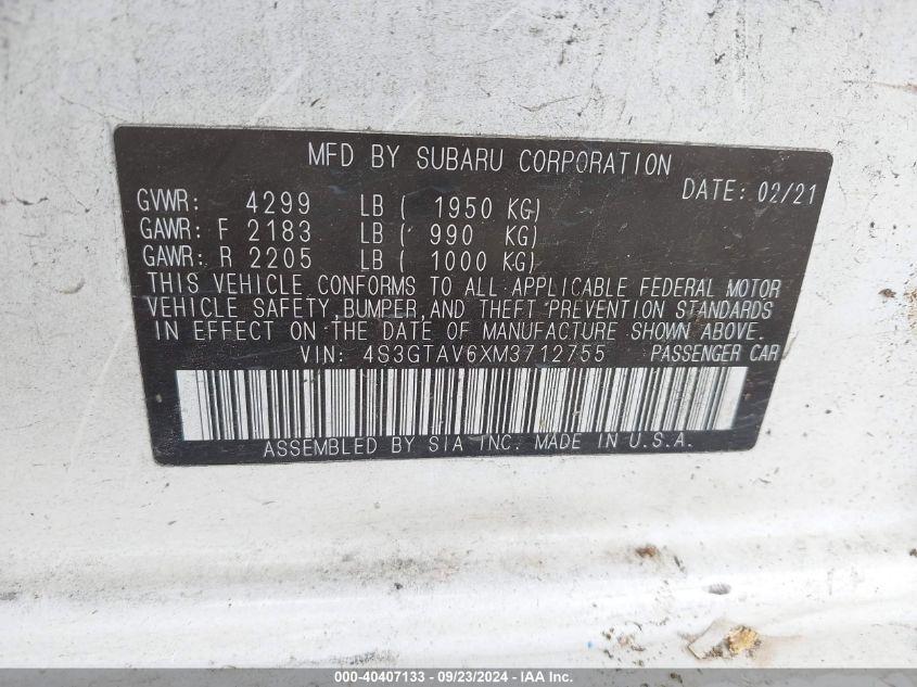 SUBARU IMPREZA PREMIUM 5-DOOR 2021