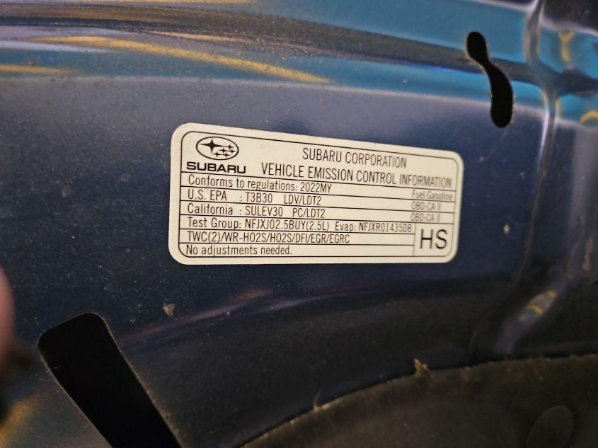 SUBARU OUTBACK PREMIUM 2022