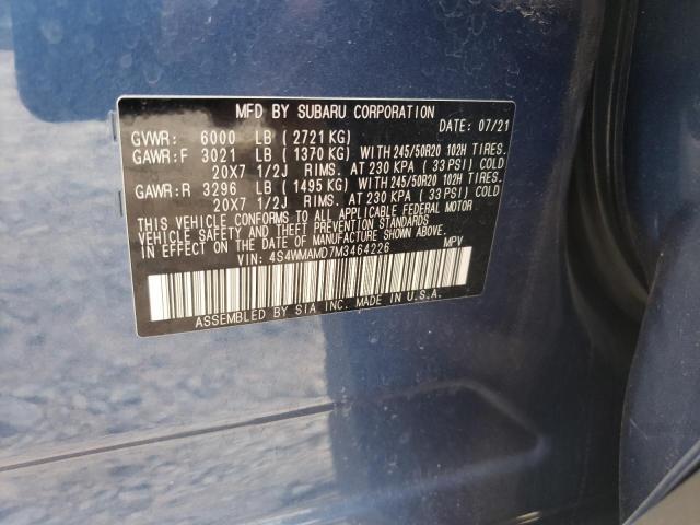 SUBARU ASCENT LIM 2021