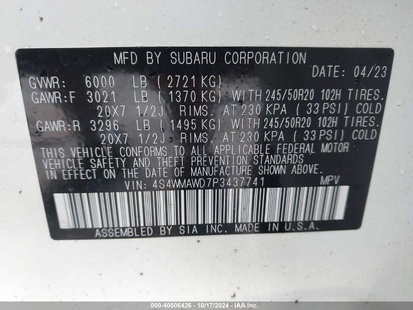 SUBARU ASCENT TOURING 7-PASSENGER 2023