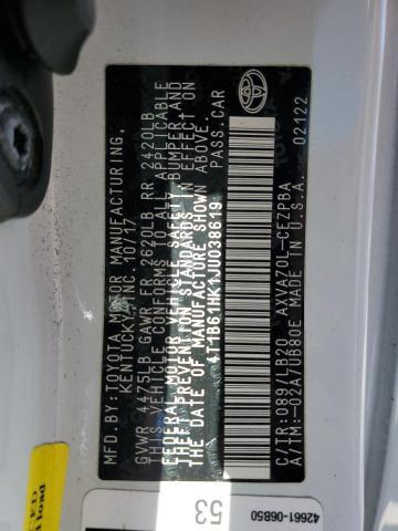 TOYOTA CAMRY XSE 2018