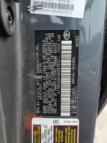 TOYOTA CAMRY HYBR 2009