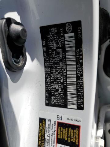 TOYOTA CAMRY LE 2016