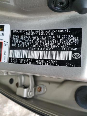 TOYOTA AVALON XLE 2015