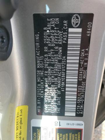 TOYOTA AVALON XLE 2015