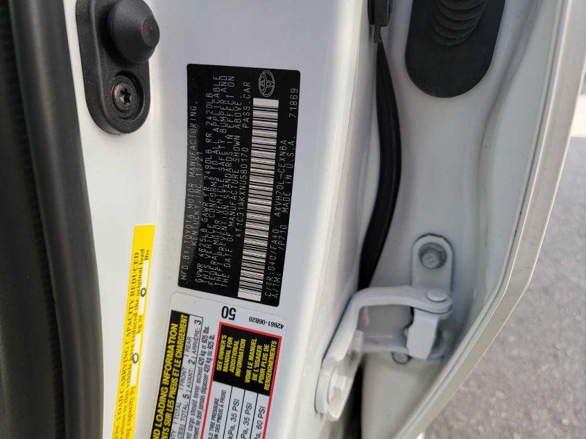 TOYOTA CAMRY LE HYBRID 2022