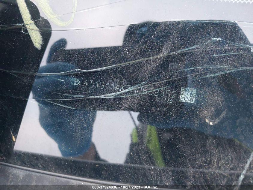 TOYOTA CAMRY SE NIGHTSHADE 2022