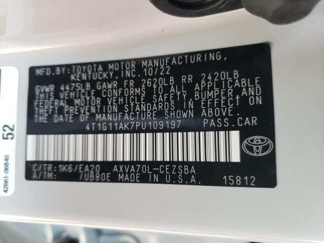 TOYOTA CAMRY SE N 2023