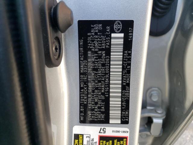 TOYOTA CAMRY SE 2020