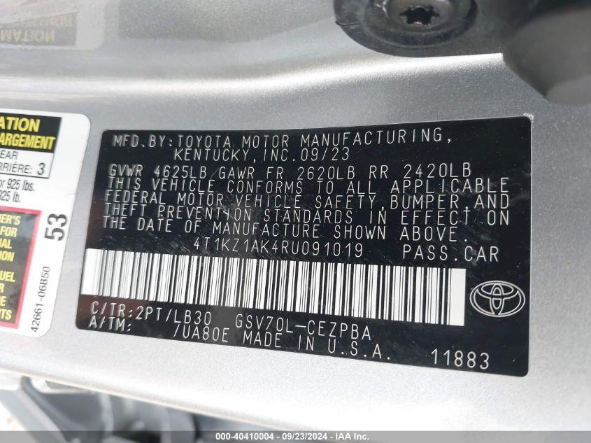 TOYOTA CAMRY XSE V6 2024