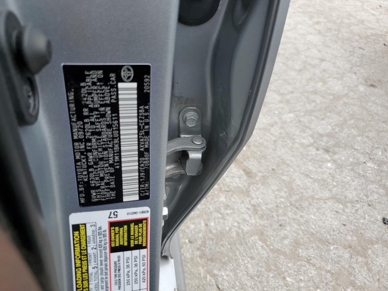 TOYOTA CAMRY SE SE 2020