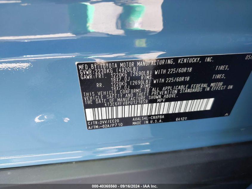 TOYOTA RAV4 HYBRID XSE 2023