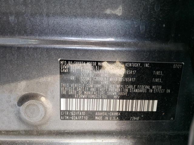 TOYOTA RAV4 XLE 2021