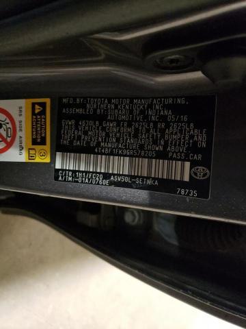 TOYOTA CAMRY LE 2016