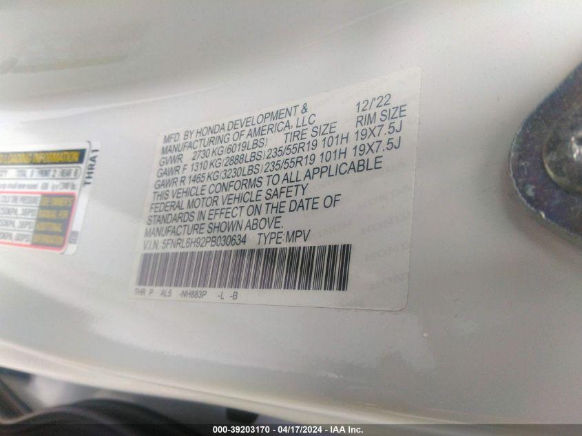 HONDA ODYSSEY ELITE 2023