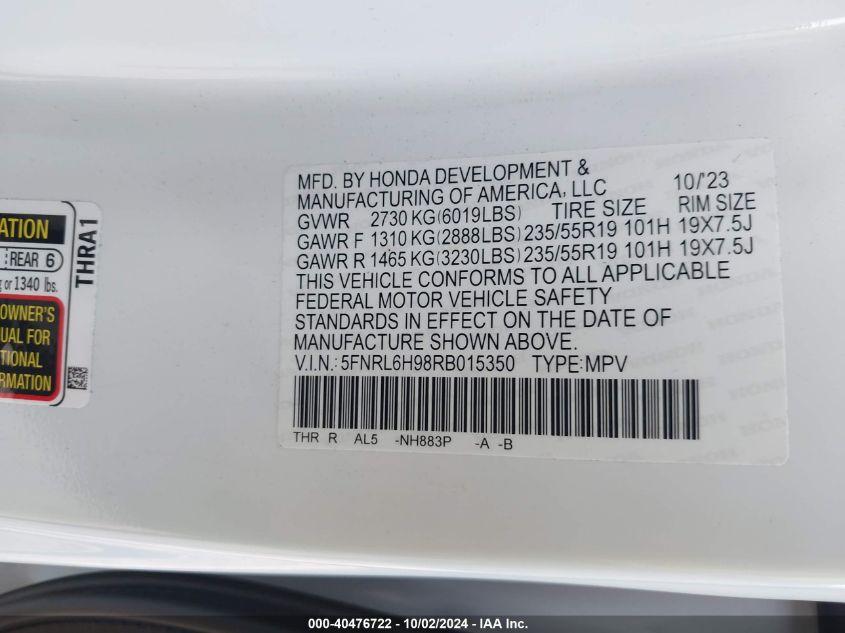 HONDA ODYSSEY ELITE 2024