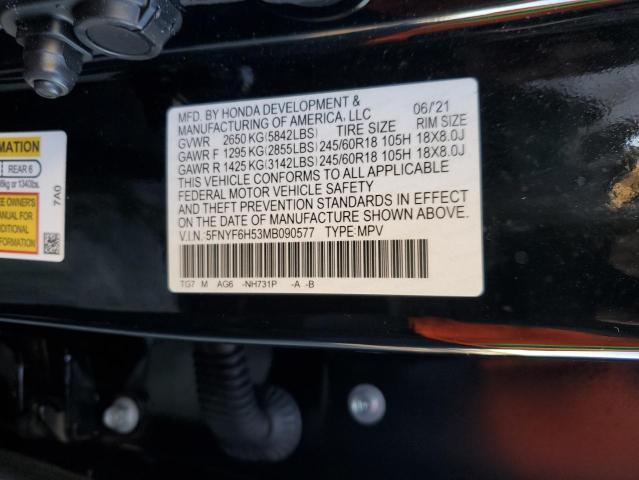 HONDA PILOT EXL 2021