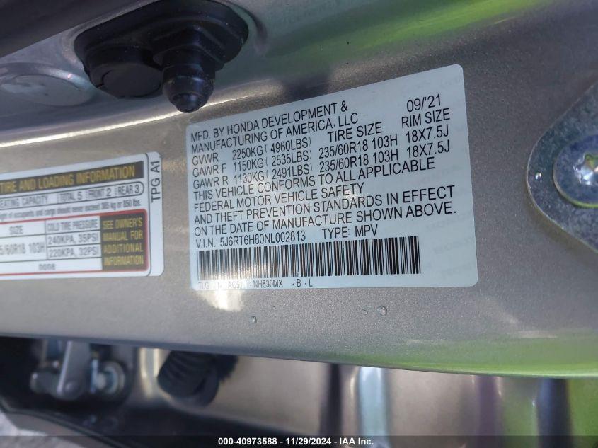 HONDA CR-V HYBRID EX-L 2022