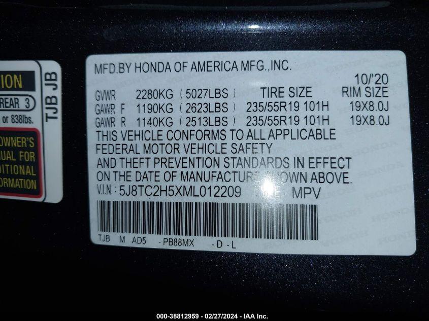 ACURA RDX TECHNOLOGY PACKAGE 2021