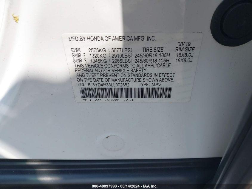 ACURA MDX STANDARD 2020