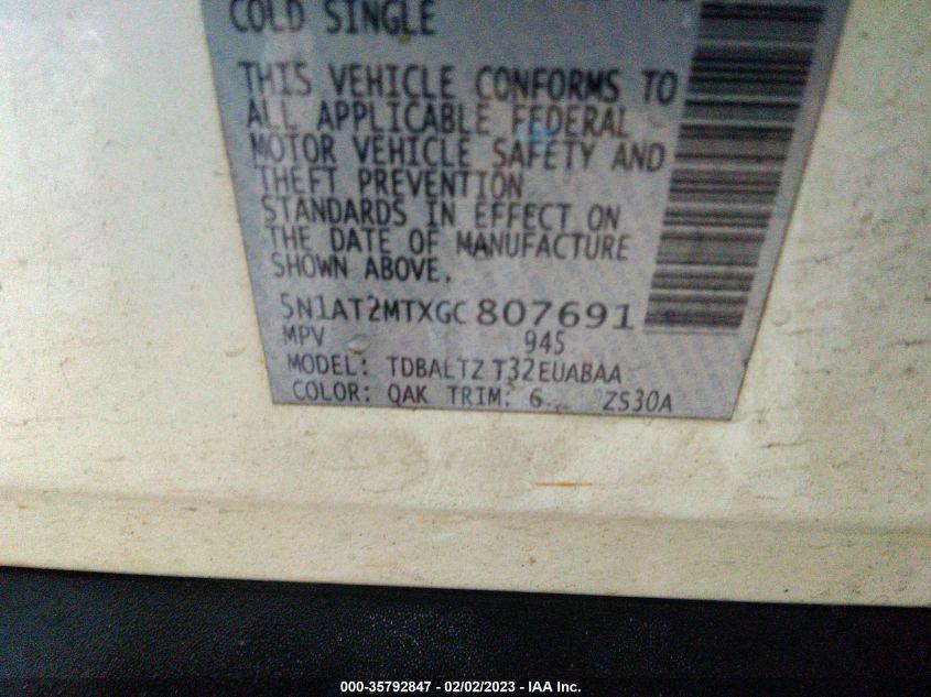 NISSAN ROGUE SV/SL/S 2016