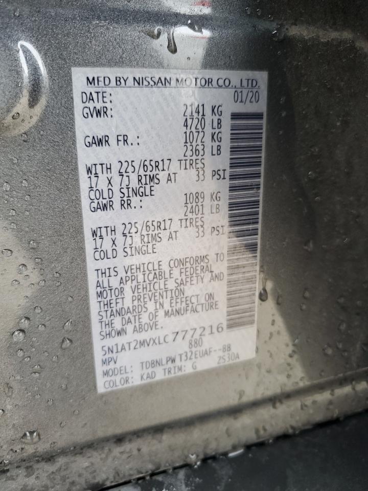 NISSAN ROGUE S S 2020