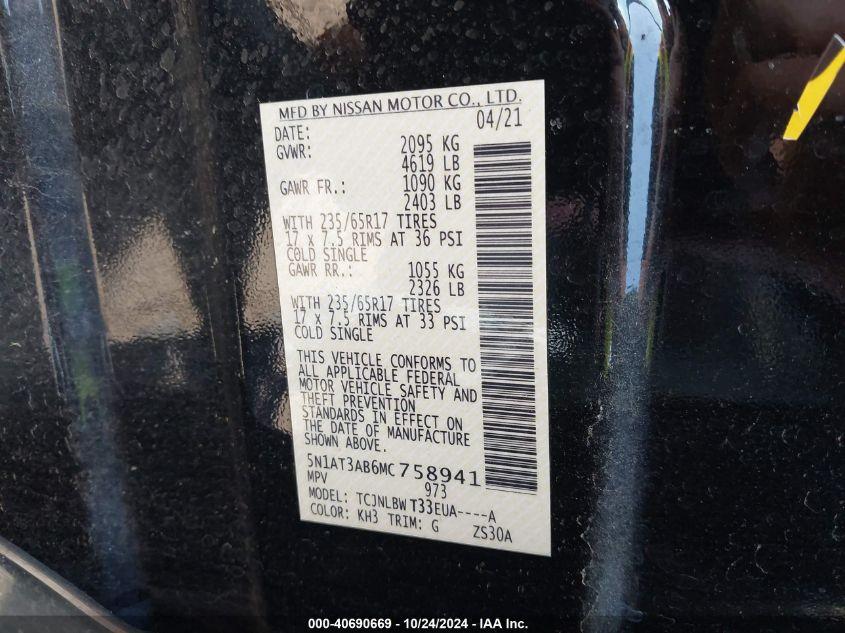 NISSAN ROGUE S INTELLIGENT AWD 2021