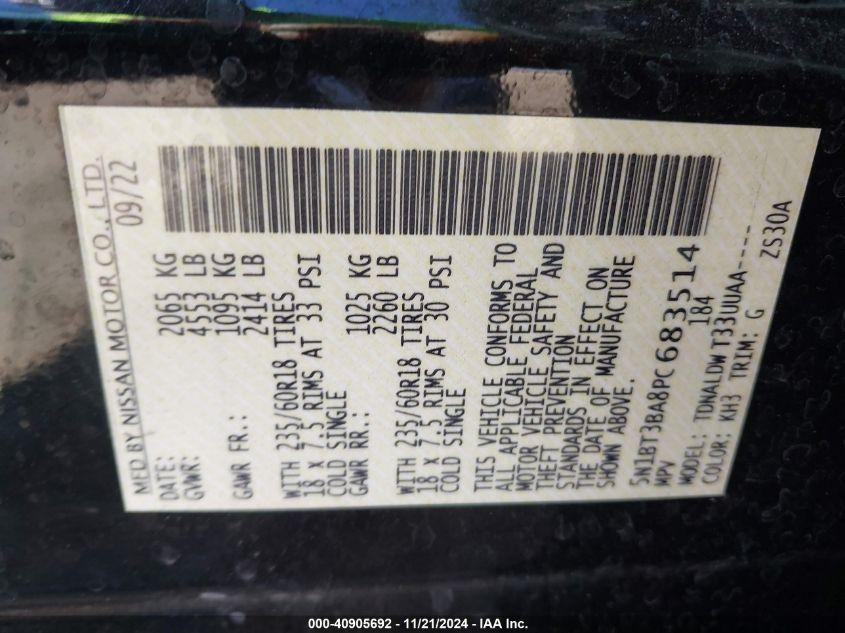 NISSAN ROGUE SV FWD 2023