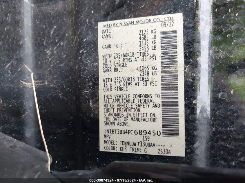 NISSAN ROGUE SV INTELLIGENT AWD 2023