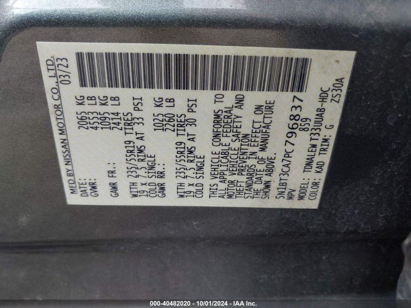 NISSAN ROGUE SL FWD 2023